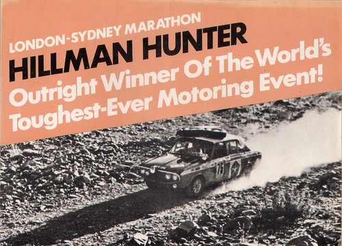 Hillman hunter london sydney - hillman,