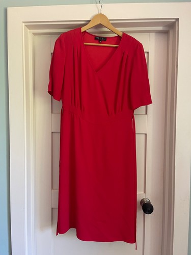 Agnes red dress - size, (uk