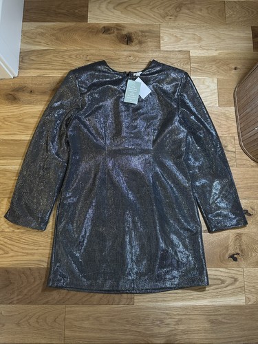 Silver sequin dress - h&m,