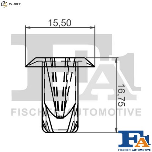 Clip trimprotection strip - clip,