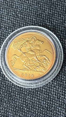 1913 george gold - gold, half