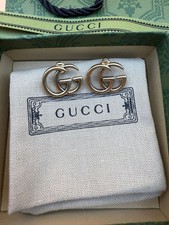Gucci Double G Logo Earrings