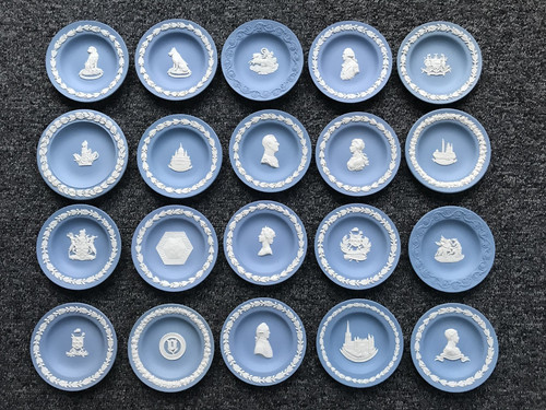 Wedgwood blue jasperware - 20,