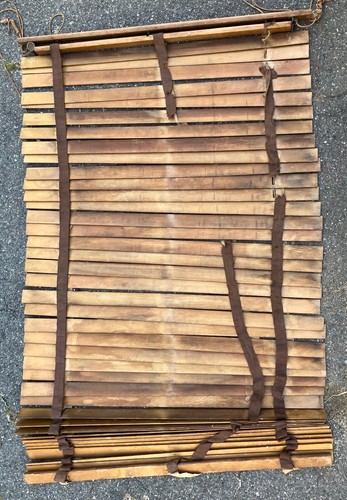 Large antique wood venetian - antique,