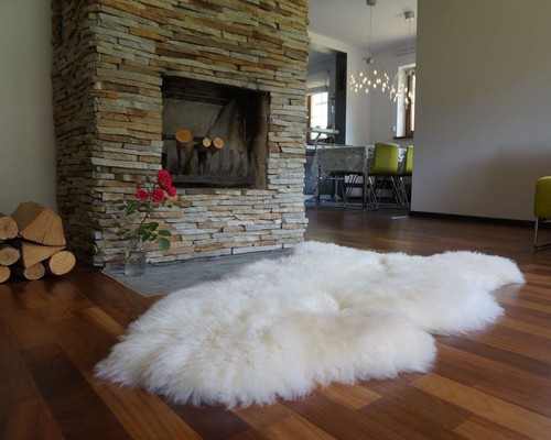 Sheepskin icelandic white and - sheepskin,