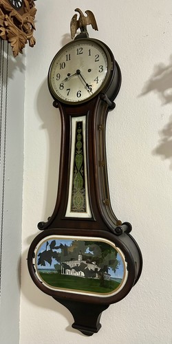 Antique wall clock new haven - wall,