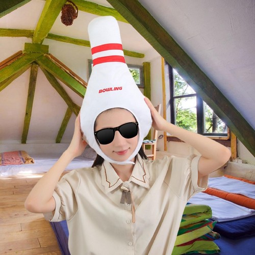 Bowling pin hat - bowling,