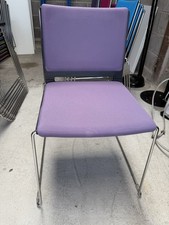Purple Chrome Dining Chairs 13