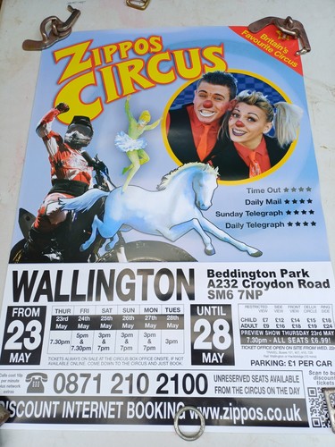 Zippos circus posters - circus,
