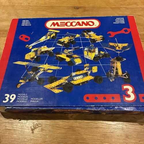 Vintage meccano motorised set - motorised,