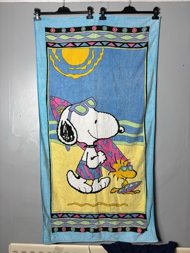 Vintage snoopy beach towel - vintage,