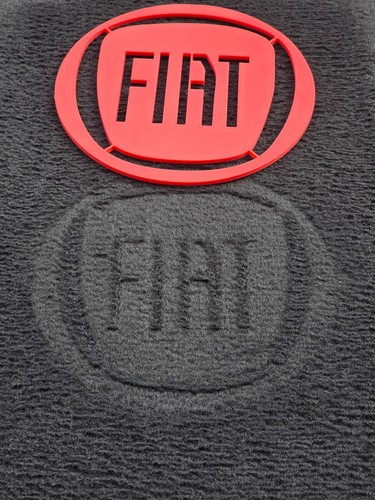 Fiat car logo carpet stencil - fiat,