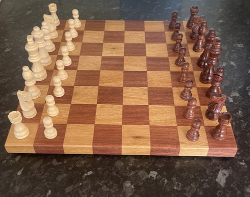 Chess board handmade from - board,