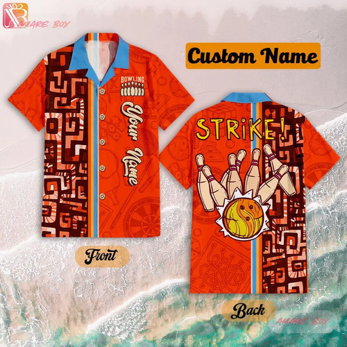 Personalized bowling hawaiian - personalized,