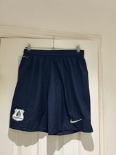 Everton 2012/13 Nike Dri Fit Shorts, Navy Men’s Size L. Mesh Panel, Embroidered