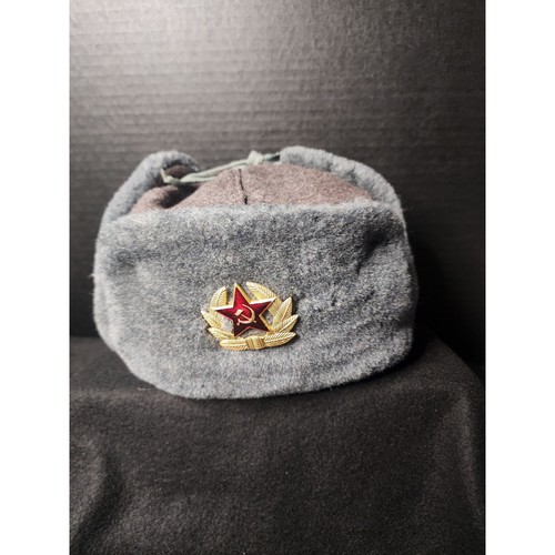 Vintage soviet russian ushanka - russian,