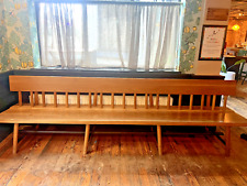 Scandi inspired hardwood indoor bench - statement piece