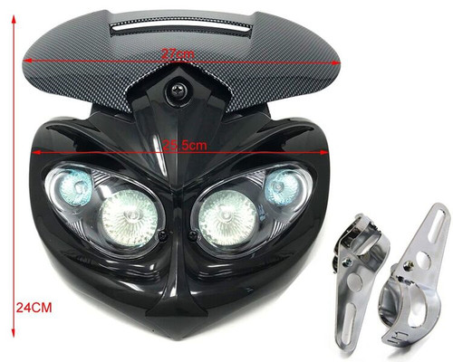 Motorbike headlight brackets - motorbike, &