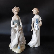 Pair of Casades Figures Girl