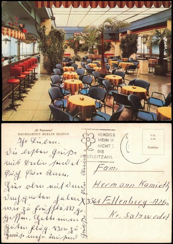 Postcard tiergarten berlin - tiergarten-berlin, el