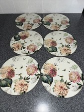 6 x Round Placemats Bird
