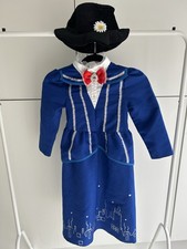 Girls' Mary Poppins Costume World Book Day Outfit for Ages 5-6