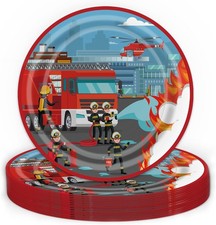 POPOYU 16Pcs Firetruck Party