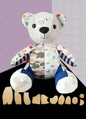 Memory teddy bear sewing - bear,