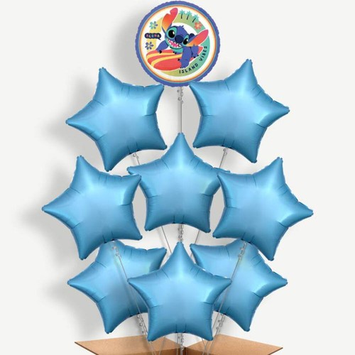 Stitch helium balloon bundle - stitch,