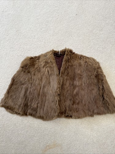 Vintage fur light brown - vintage, wrap