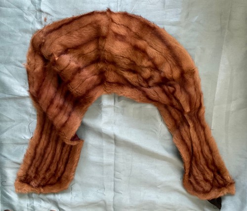 Vintage fur wrap stole some - wrap,