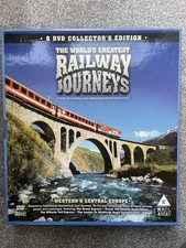 The Worlds Greatest Railway Journeys. 8 DVD Box Set. 2006.