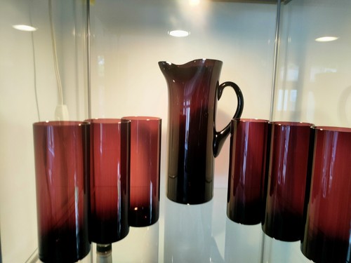 Vintage purple lemonade set - vintage,