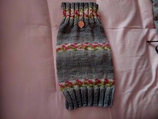 Hand Knitted Dog Jumper. M/L