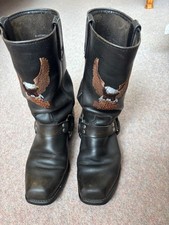 Harley-Davidson vintage 'cowboy' boots. Men's. UK 8.