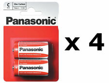 4x PANASONIC C Size Batteries