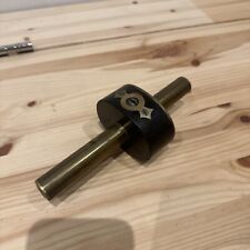 1800’s Brass Stem Marking Gauge / Mortise Gauge, Ebony Stock - Fully Functional