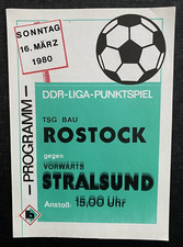 GDR League 79/80 TSG Bau