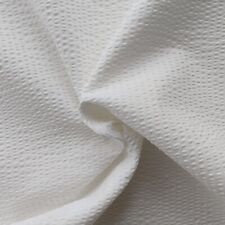 Seersucker Cotton Fabric Ivory
