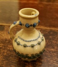 Doulton Lambeth miniature vase 1882