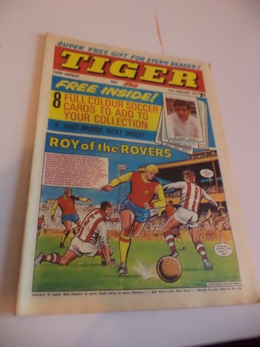 Tiger and jag comic - comic, old
