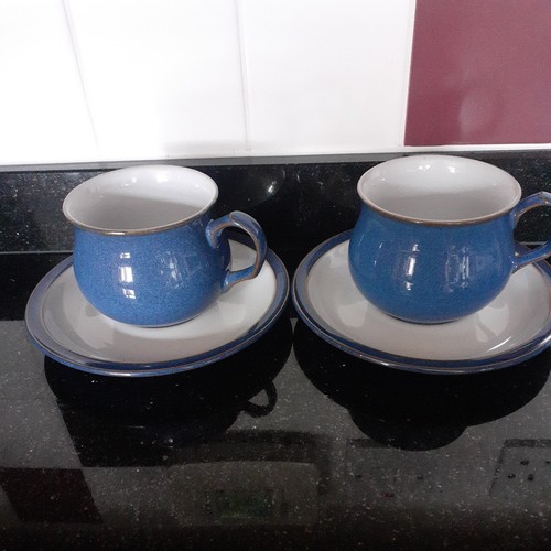 Denby imperial blue cup and - blue,