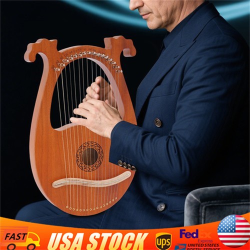Vintage strings lyre harp - vintage,