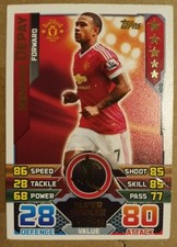 2015-2016 Match Attax - Super Striker Card 180-Memphis Depay - Manchester United