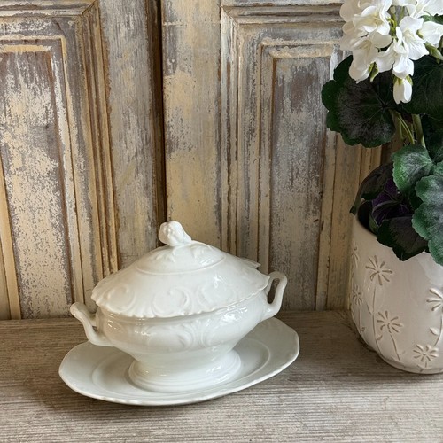Vintage french sauce tureen - french,