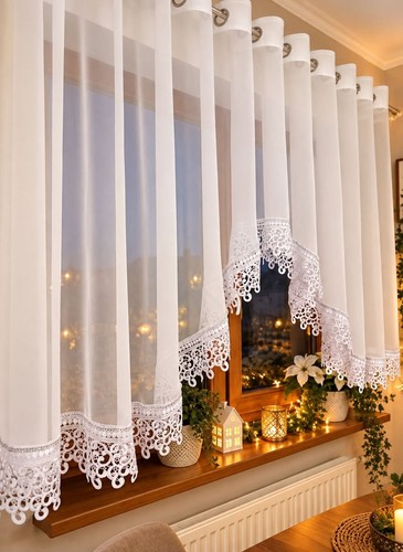 Kitchen window valance