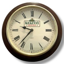 Kilkenny Beer Wall Clock Vintage Breweriana Advertising  Man Cave Home Bar