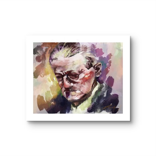 James joyce wall art print - james,