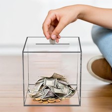 Transparent Acrylic Bank