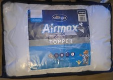 Silentnight Airmax Single Mattress Topper - Breathable & Supportive - Brand New